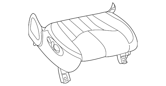 XR815144AGM Деталь SEAT COVER, RIGHT