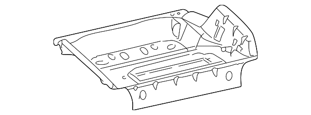 XR830728 Деталь SEAT FRAME, RIGHT