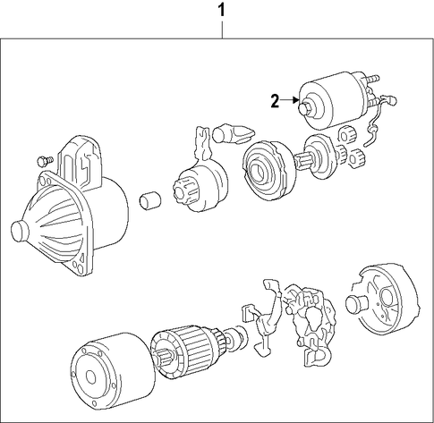 Electrical/Starter for 2013 Hyundai Elantra #2
