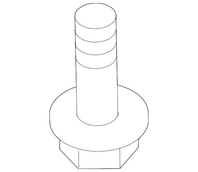 32008976 Деталь UPPER DUCT SCREW