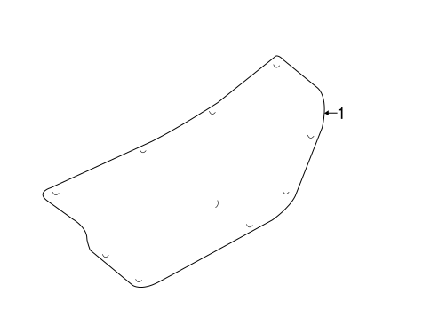 Body/Interior Trim - Trunk for 2014 Nissan Versa #1