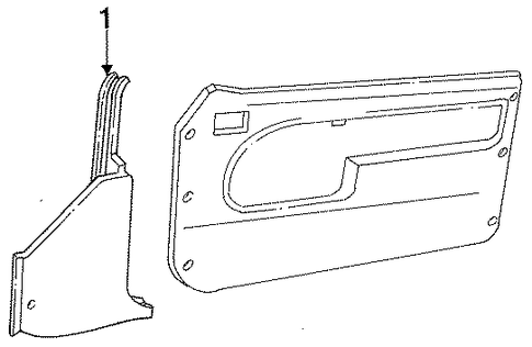 Mustang INTERIOR TRIM - PILLARS