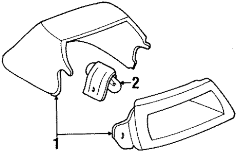 Toronado HIGH MOUNT LAMPS