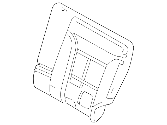 7A1Z-7866601-BC Деталь SEAT BACK COVER, LEFT