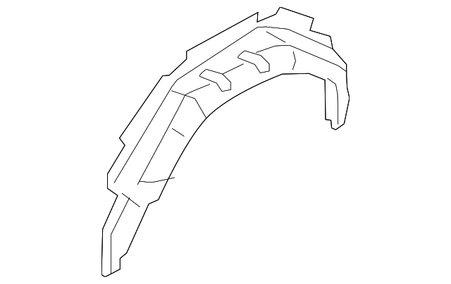 BK3Z-6127887-B Деталь OUTER WHEELHOUSE, LEFT