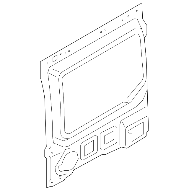 CK4Z-6127865-K Деталь REAR PANEL, LEFT