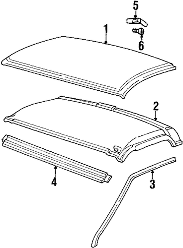 K3500 Pickup ROOF & COMPONENTS 2