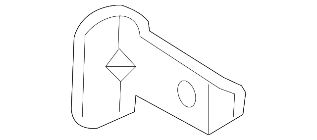92049849 Деталь FENDER REAR BRACKET, LEFT