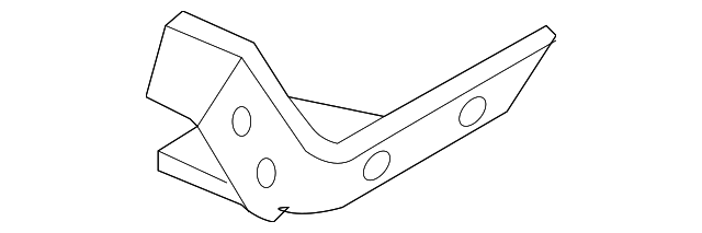 92080448 Деталь FENDER REAR BRACKET, RIGHT