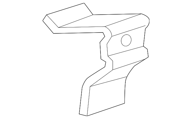 92160850 Деталь FENDER FRONT BRACKET, LEFT