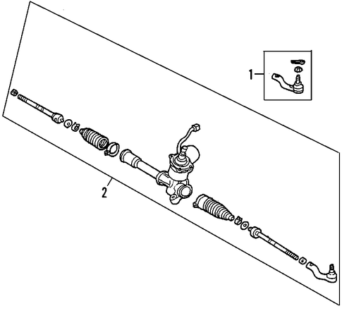 STEERING/STEERING GEAR & LINKAGE for 2008 Toyota RAV4 #1