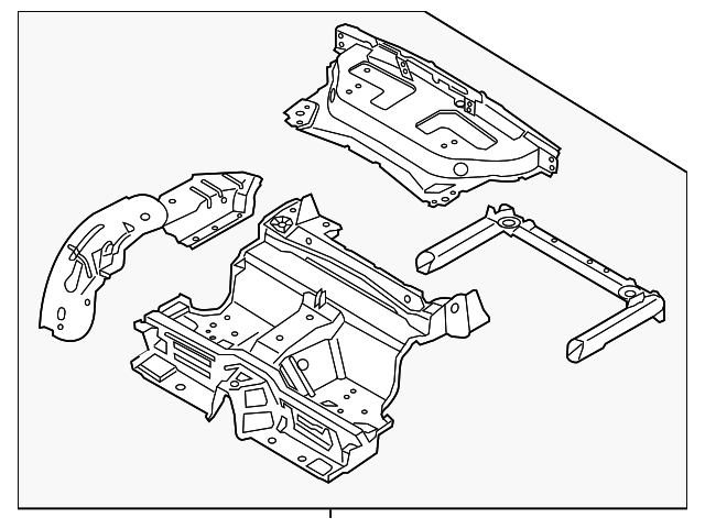 991-501-961-06-GRV Деталь REAR FLOOR PAN