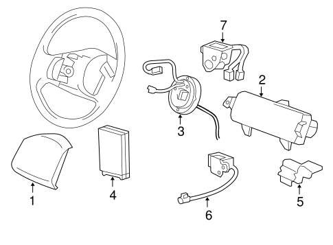 Electrical/Air Bag Components for 2006 Ford F-150 #1