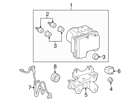 BRAKES/ANTI-LOCK BRAKES for 2005 Scion xA #1