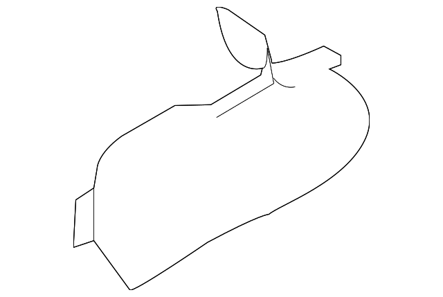 HJA1380ADAGE Деталь KICK PANEL TRIM, RIGHT