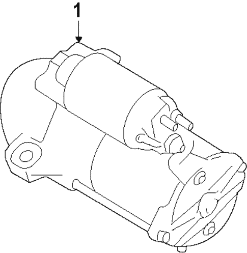 Electrical/Starter for 2013 Ford Flex #1
