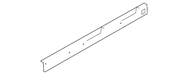 BK3Z-6151213-B Деталь UPPER RAIL, LEFT