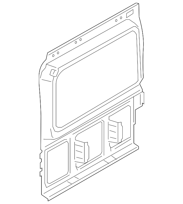 EK4Z-6127791-A Деталь FRONT PANEL, LEFT