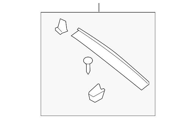 32009245 Деталь REAR HEADER TRIM