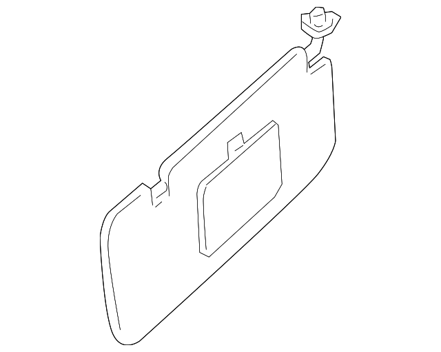 32010814 Деталь SUNVISOR, RIGHT