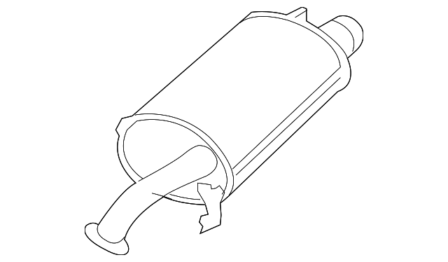 30613770 Деталь REAR MUFFLER