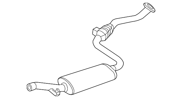 30652227 Деталь MUFFLER & PIPE
