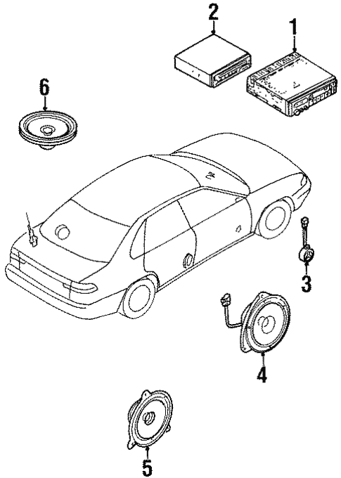 Sound System for 1997 Subaru Legacy #0