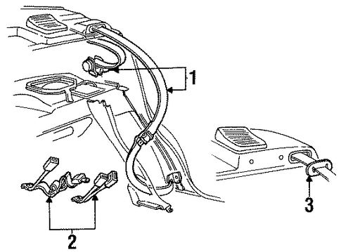 Sable REAR SEAT BELTS 3