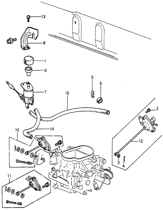 BODY / AIR CONDITIONING/A/C SOLENOID VALVE - TUBING for 1982 Honda CIVIC HATCHBACK #1