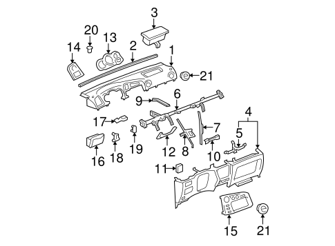 BODY/INSTRUMENT PANEL for 2007 Toyota Matrix #1