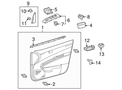 ELECTRICAL/REAR DOOR for 2004 Toyota Prius #1