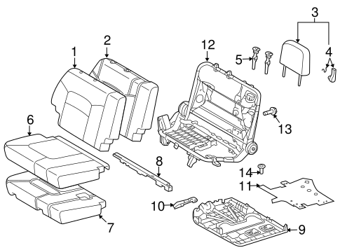 BODY/THIRD ROW SEATS for 2014 Toyota Land Cruiser #4