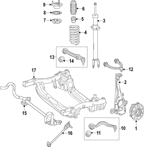 Suspension Components for 2020 Mercedes-Benz E 350 #3
