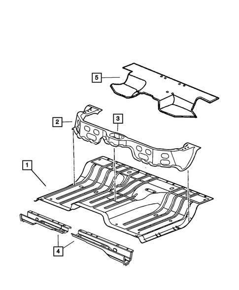 Floor Pans for 2008 Dodge Ram 1500 #0
