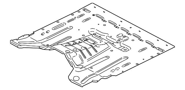 CK4Z-6111135-A Деталь FRONT FLOOR PAN