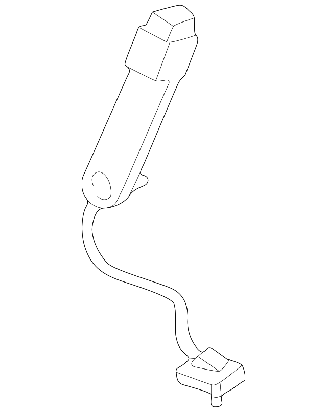 1L7Z-7861202-BAD Деталь BUCKLE, RIGHT