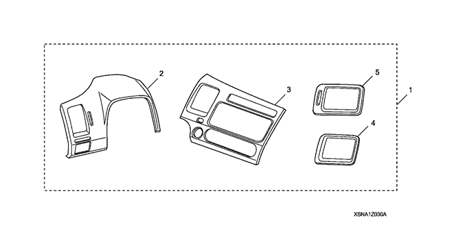 ACCESSORIES/INTERIOR GAUGE TRIM (CARBON FIBER LOOK) for 2011 Honda CIVIC SEDAN #1
