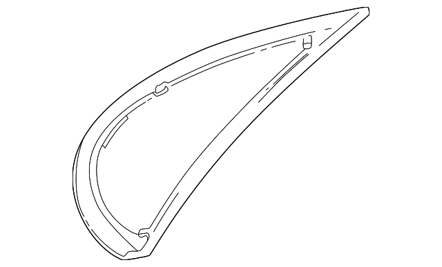 YF1Z-5429710-AA Деталь QTR GLASS, RIGHT