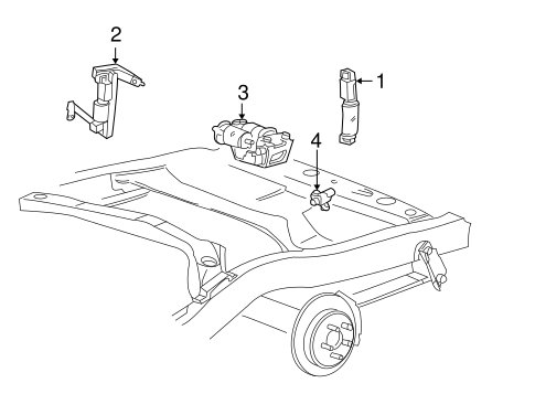 Electrical/Ride Control Components for 2000 Ford Explorer #1