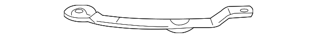 15231168 Деталь ENGINE CRADLE REAR BRACE, LEFT