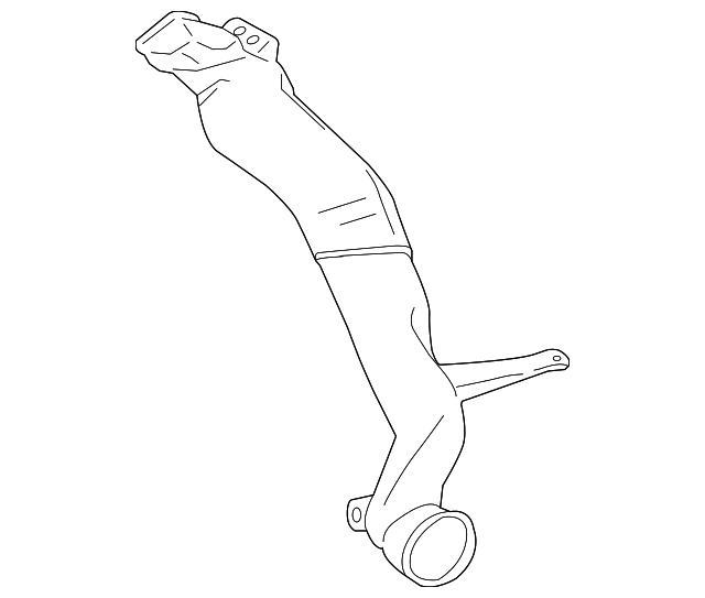 FR3Z-19E630-A Деталь DEFROSTER DUCT, RIGHT