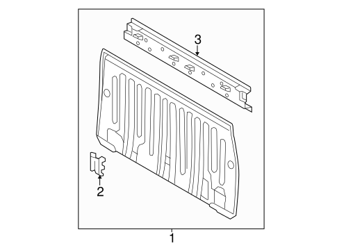 Back Panel for 2015 Toyota Tundra #0