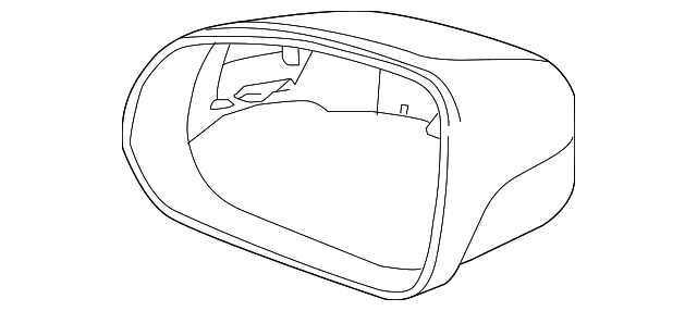 39825020 Деталь MIRROR COVER, LEFT