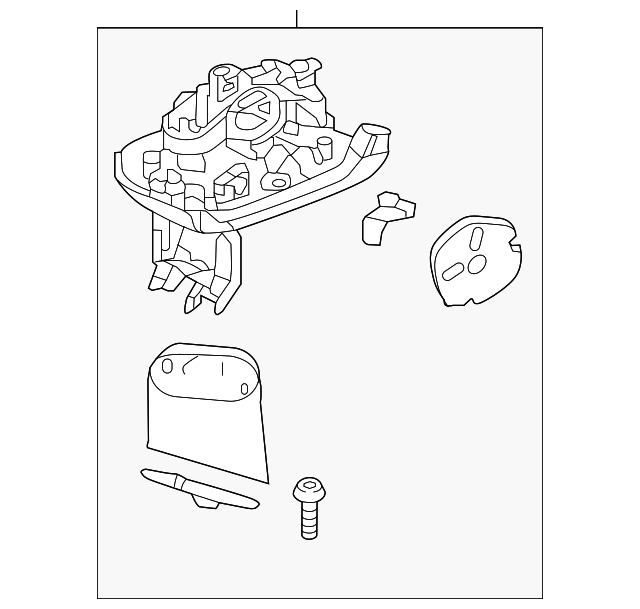 31395484 Деталь MIRROR HOUSING, LEFT