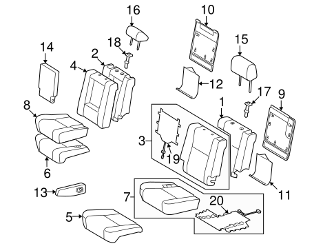 ELECTRICAL/HEATED SEATS for 2008 Toyota Sequoia #4