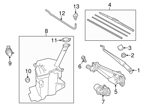 ELECTRICAL/WIPERS for 2012 Toyota Prius C #2