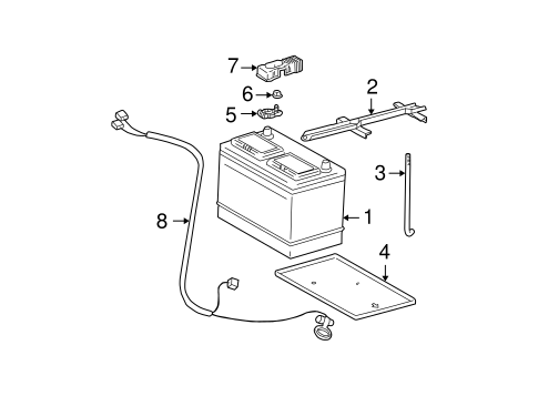 ELECTRICAL/BATTERY for 2004 Toyota Tundra #1