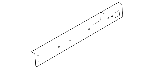 BK3Z-6151213-A Деталь UPPER RAIL, LEFT