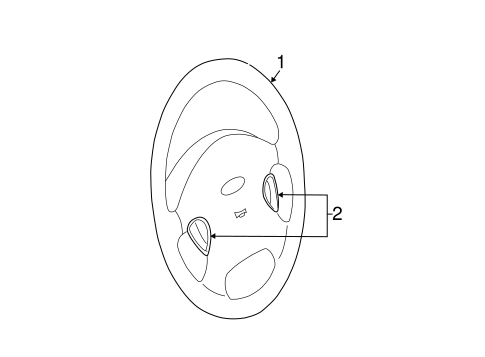 Steering/Steering Wheel & Trim for 2005 Ford Escape #1