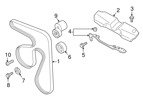 Belts & Pulleys for 2016 Subaru Legacy #0